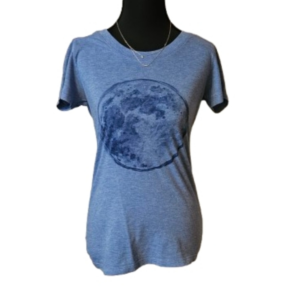 Blue Moon Medium Blue Graphic Tee